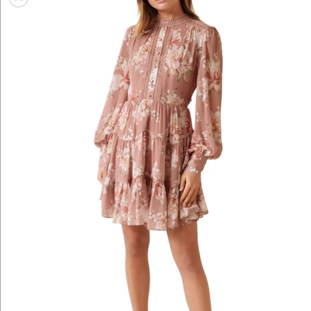 Ever New - Kai Long Sleeve Minidress